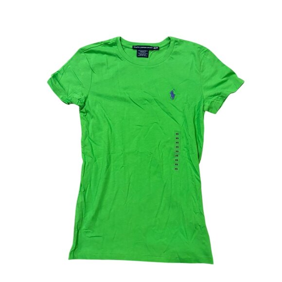 Polo Ralph Lauren Classic T-Shirt – Racing Green with Blue Pony Logo - Picture 1 of 5